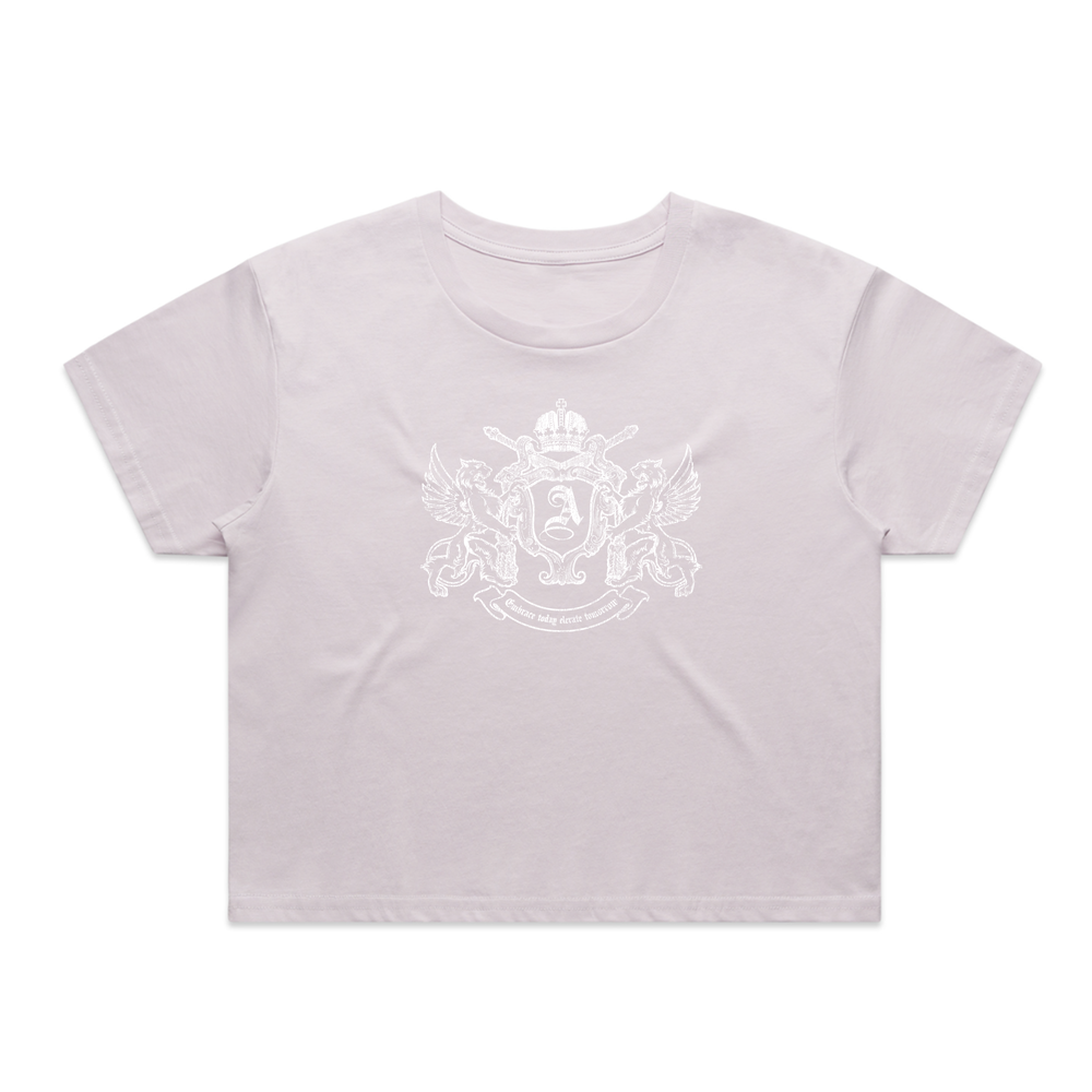 Ashkon Crest Cropped Terry Tee