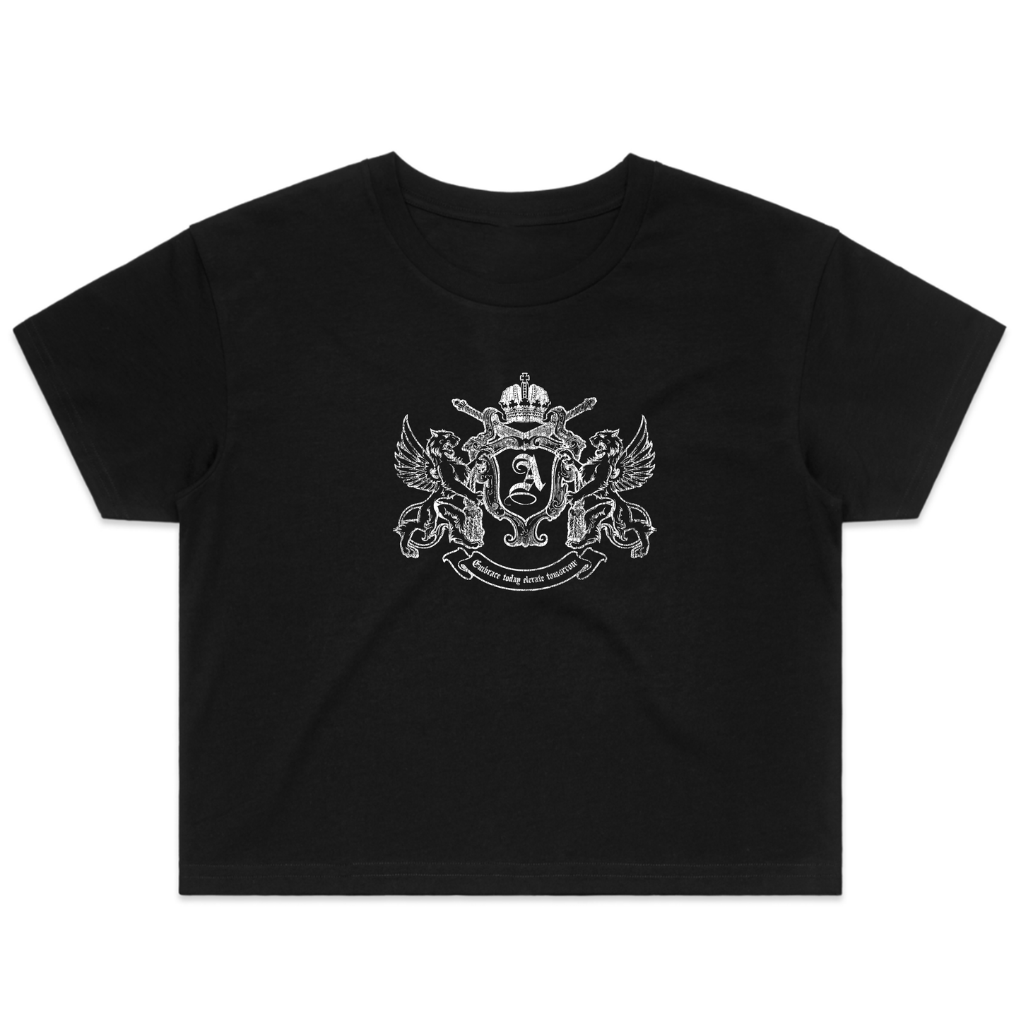 Ashkon Crest Cropped Tee