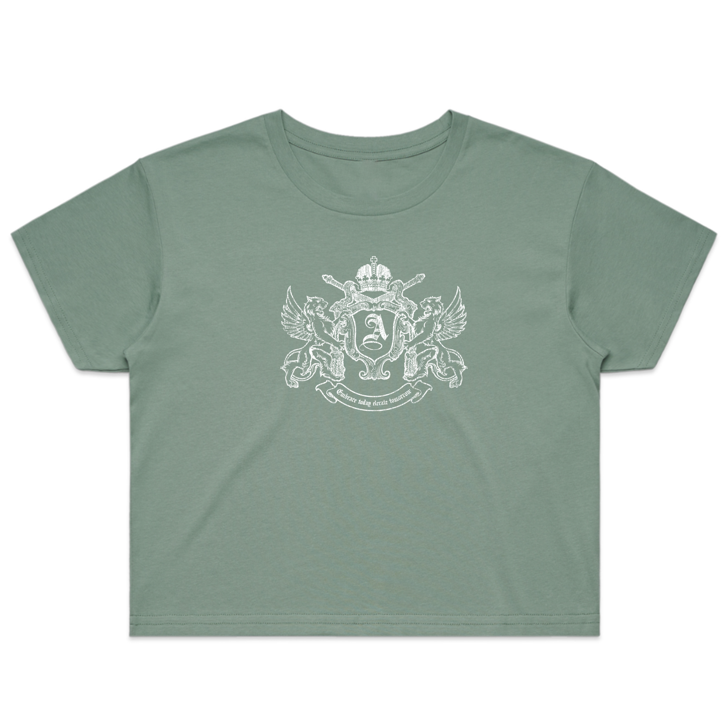 Ashkon Crest Cropped Tee